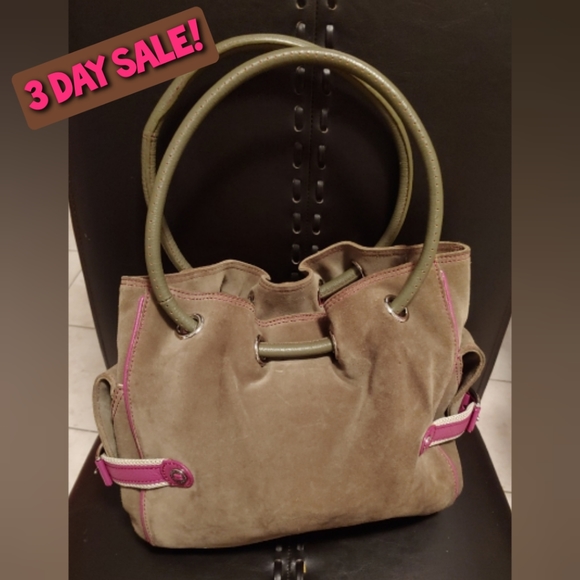 Cole Haan Handbags - ✨Unique Style!✨ Cole Haan Kelsey Olive Suede Hobo Bag